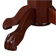 Pemberly Row Rubberwood Pub Table with Claw and Ball Feet in English Tudor