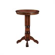 Pemberly Row Hardwood Pub Table with Claw and Ball Feet in Brandy