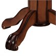 Pemberly Row Hardwood Pub Table with Claw and Ball Feet in Brandy