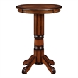 Pemberly Row Hardwood Pub Table with Claw and Ball Feet in Brandy