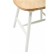 Pemberly Row Rubberwood Farmhouse Spindle Dining Chair (Set of 2) White Natural