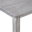 Pemberly Row Acacia Wood Rustic Pub Table for 4 in Storm Gray