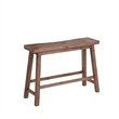 Pemberly Row Contemporary 4-Piece Acacia Wood Pub Set in Barnwood