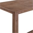 Pemberly Row Contemporary Acacia Wood Pub Table in Barnwood Finish