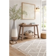 Pemberly Row Contemporary Backless Dining Bench in Barnwood Finish