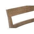 Pemberly Row Rubberwood Dining Chairs in Barnwood Brown (Set of 2)