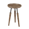 Pemberly Row Reclaimed Wood Nesting Side Tables (Set of 3) in Natural