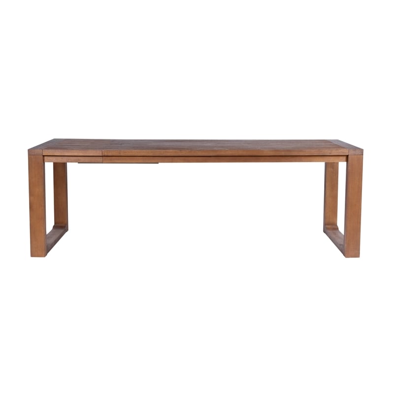 Pemberly Row Contemporary 6-Piece Dining Set with Armchairs in Chestnut
