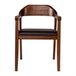 Pemberly Row 7 Piece Rubberwood Dining Set in Chestnut Wire Brush