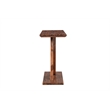 Pemberly Row Mid-Century Acacia Wood Console Table in Warm Chestnut