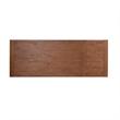 Pemberly Row Contemporary Rubberwood Extension Dining Table in Chestnut
