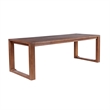 Pemberly Row 7 Piece Rubberwood Drop Leaf Dining Set in Chestnut