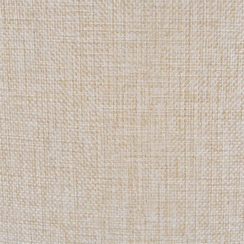 Pemberly Row Oak Wood Linen Upholstered Nailhead Bar Stool in Tan