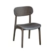Pemberly Row Mid-Century Dining Chairs in Carbonite Brown (Set of 2)