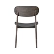 Pemberly Row Mid-Century Dining Chairs in Carbonite Brown (Set of 2)