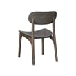 Pemberly Row Mid-Century Dining Chairs in Carbonite Brown (Set of 2)