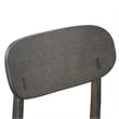 Pemberly Row Mid-Century Dining Chairs in Carbonite Brown (Set of 2)