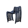 Pemberly Row Contemporary Iron Rope Counter Stools in Blue (Set of 2)