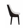 Pemberly Row 5 Piece High Back Swivel Dining Set in Matte Black