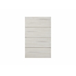Pemberly Row Rubberwood Farmhouse Side Table in Antique White