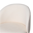 Pemberly Row Contemporary Rubberwood Swivel Bar Stool in Rustic Natural