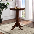 Pemberly Row Contemporary Rubberwood Spectator Pub Table in Cappuccino