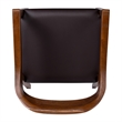 Pemberly Row Rubberwood Dining Armchair in Chestnut Wire Brush