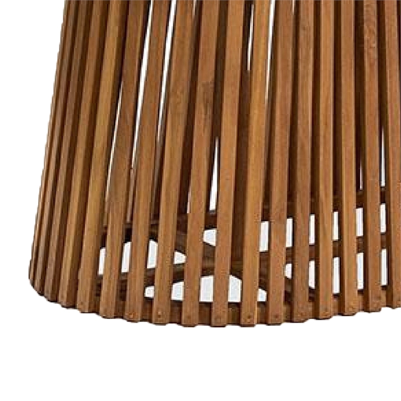 Pemberly Row 79 Inch Oval Teak Wood Dining Table with Pedestal Base