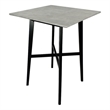 Pemberly Row 31 Inch Square Bar Height Dining Table in White Laminate