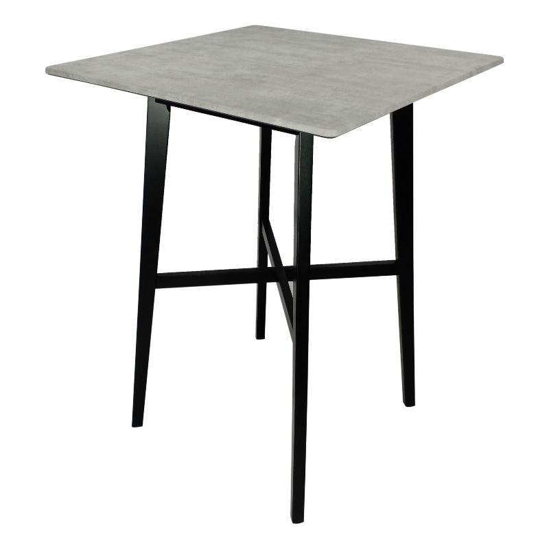 Pemberly Row 31 Inch Square Bar Height Dining Table in White Laminate