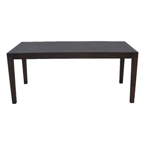 Pemberly Row 71 Inch Rectangular Reclaimed Pine Dining Table in Java Gray
