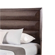 Pemberly Row Queen Bed with Paneled Headboard & Beveled Fronts in Espresso Brown