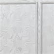 Pemberly Row King Bed with Panel Design and Silver Accents in Creamy White