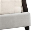 Pemberly Row King Bed with Wingback Headboard and Nailhead Trim in Ivory