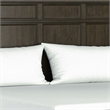 Pemberly Row Queen Bed with Crown Molding Headboard in Rustic Gray