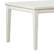 Pemberly Row 90 Inch Rectangular Dining Table in White Oak Solid Poplar