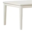 Pemberly Row 90 Inch Rectangular Dining Table in White Oak Solid Poplar