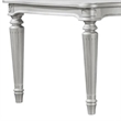 Pemberly Row 84 Inch Dining Table with Turned Legs in Silver