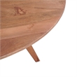 Pemberly Row 47 Inch Round Dining Table in Natural Brown Mango Wood