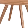 Pemberly Row 47 Inch Round Dining Table in Natural Brown Mango Wood