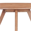 Pemberly Row 47 Inch Round Dining Table in Natural Brown Mango Wood