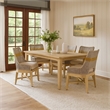 Pemberly Row Set of 2 Handcrafted Dining Chairs in Mango Wood with Rope Weaving