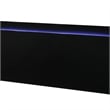 Pemberly Row Queen Size Bed with LED Headboard in Piano Black