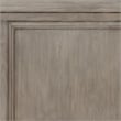 Pemberly Row Queen Bed with Footboard Storage Drawers in Gray