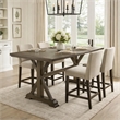 Pemberly Row 71-Inch Counter Height Dining Table in Khaki Brown
