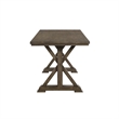 Pemberly Row 71-Inch Counter Height Dining Table in Khaki Brown