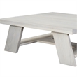 Pemberly Row 40-Inch Square Coffee Table in Biscotti White Mango Wood