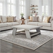 Pemberly Row 40-Inch Square Coffee Table in Biscotti White Mango Wood