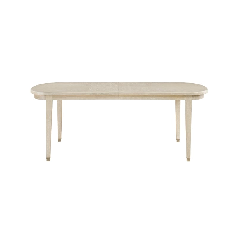 Pemberly Row Extendable Dining Table with Leaf in Light Oak Brown