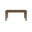 Pemberly Row Extendable Dining Table with Leaf in Light Brown